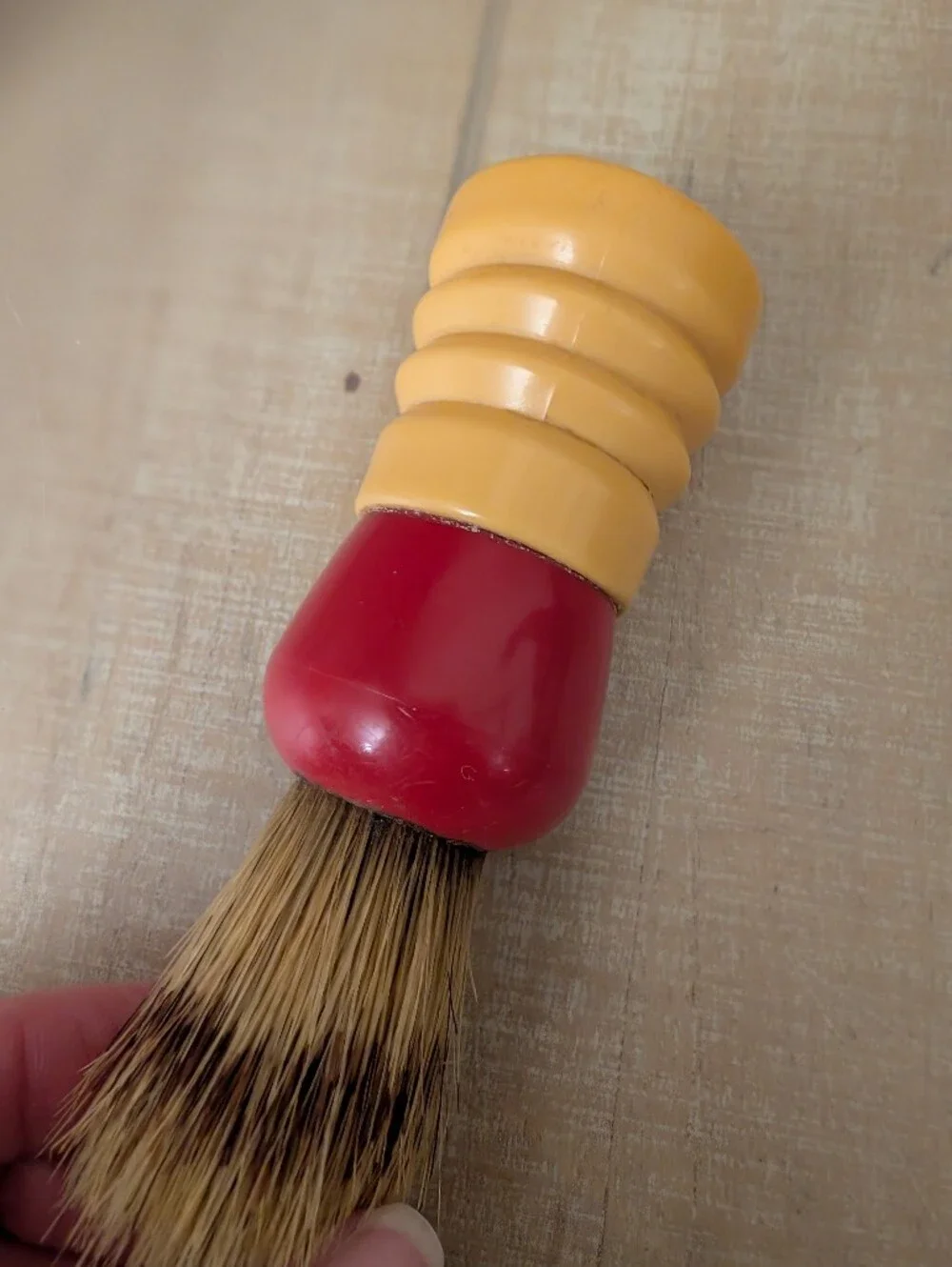 Vintage Mid Century Ever-Ready Bakelite And Boar Hair Shaving Brush